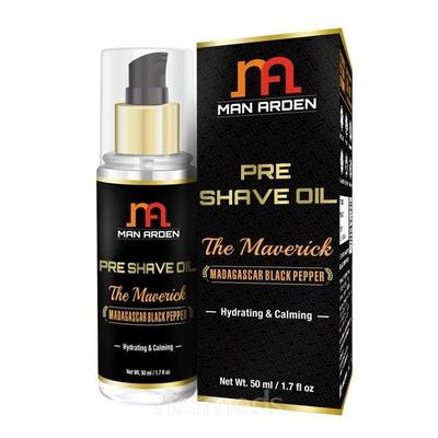 Man Arden Pre Shave Oil - The Maverick - Hydrating & Calming 50 ml - Pre & Post Shaves