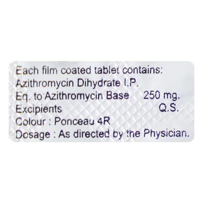 ZEEON 250 Tablet 6's - Bacterial Infections-Mac