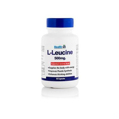HealthVit L-Leucine 500 mg Capsule 60's - Amino Acids