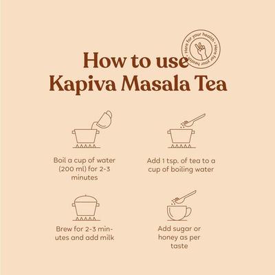 Kapiva Masala Tea Powder 100 gm - Teas