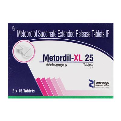 METODIL XL 25 Tablet 10's - Hypertension-Bet