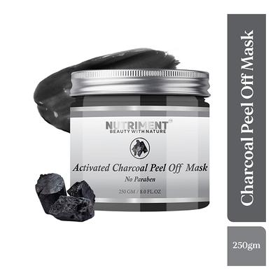 Nutriment Peel Off Mask - Activated Charcoal 250 gm - Masks & Peels