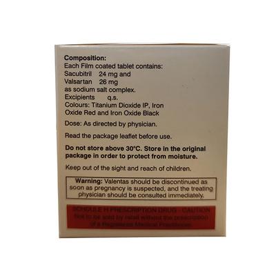 VALENTAS 50 Tablet 10's - Heart Failure-Ant