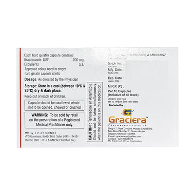 GRITA 200 Capsule 10's - Fungal Infections-Anf