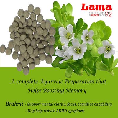 Lama Brahmi Bati (Swarnghatit) Tablet 500 mg - Speciality Medicines