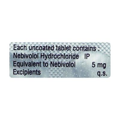 NEBIRITE 5 Tablet 10's - Hypertension-Bet