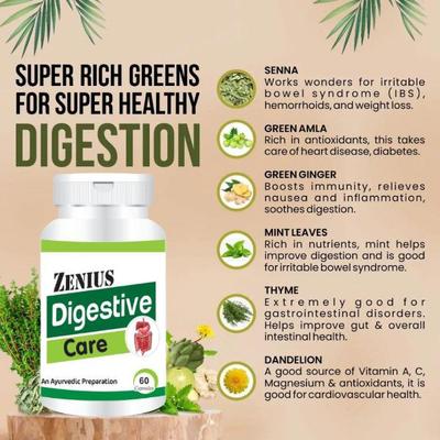 Zenius Digestive Care Capsule 60's - Digestive Care