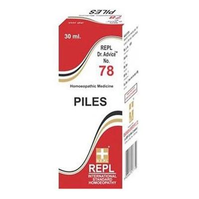 Repl Dr. Advice No.78 Piles Drops 30 ml - Homeopathic Drops