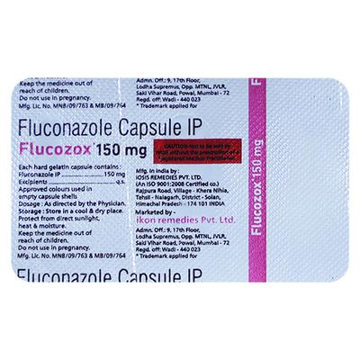 FLUCOZOX 150 Capsule 1's - Fungal Infections-Anf