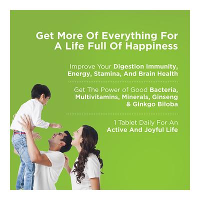 HealthKart HK Vitals Multivitamin with Probiotic Tablet 60's - Digestive Health