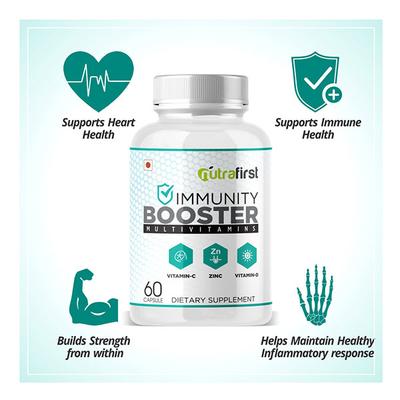 Nutrafirst Immunity Booster Multivitamin Capsule 60's - Vitamin C