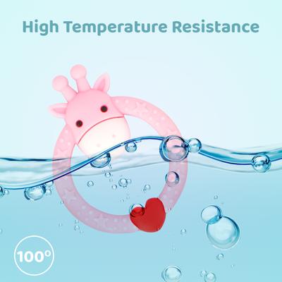 R for Rabbit Giraffe Teether - Pink 1's - Pacifiers & Teethers