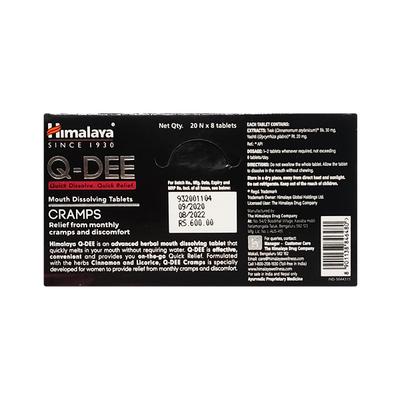 Himalaya Q-DEE Cramps Tablet 8's - Speciality Medicines
