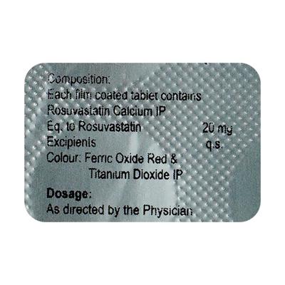 VAST R 20 Tablet 10's - High Cholesterol-Dys