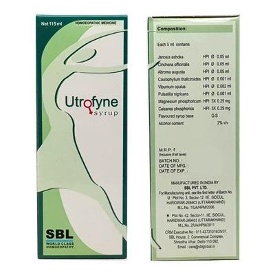 SBL Utrofyne Syrup 115 ml - Speciality Medicine