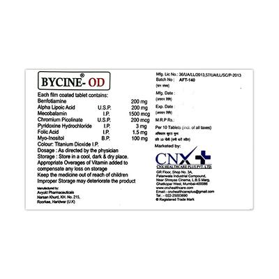 BYCINE OD Tablet 10's - Supplements-Vam