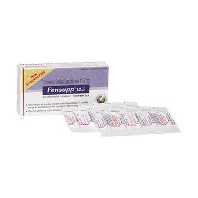 FENSUPP 12.5mg Suppositories 10's - Pain relief-Nsa