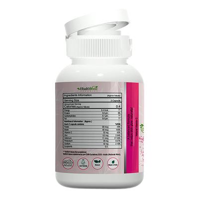 Health Veda Skin Radiance Collagen Builder 800 mg Veg Capsule 60's - Multi-Vitamins