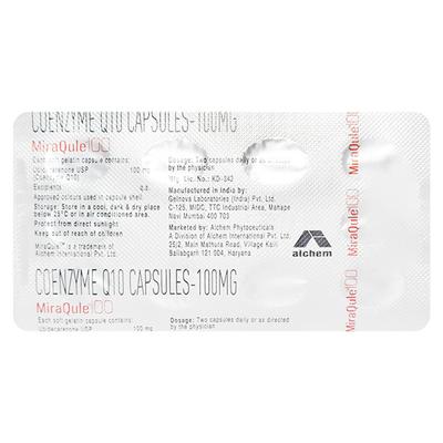 Miraqule 100mg Capsule 10'S - Supplements-Sup