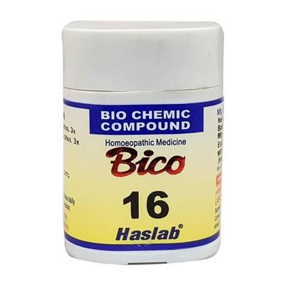 Haslab Bico 16 Biochemic Compound Tablet 20 gm - Bio-Chemic