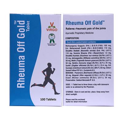 Virgo Rheuma Off Gold Tablet 100's - Speciality Medicines