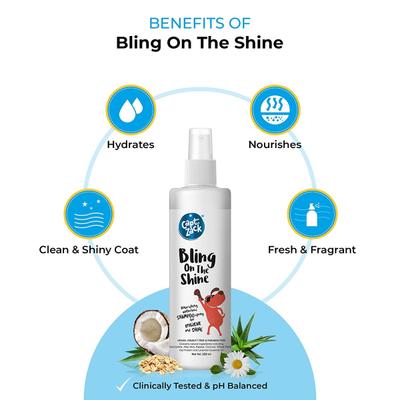 Capt. Zack Bling On The Shine Shampoo Spray 250 ml - Pet Healthcare