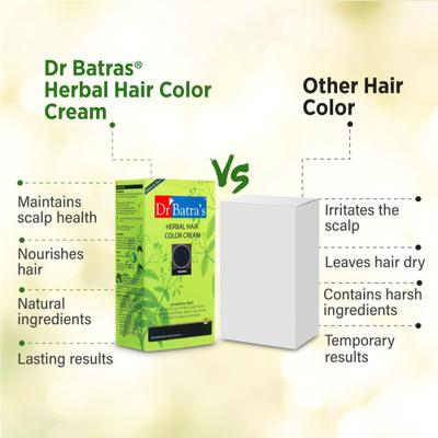 Dr Batra's Colour Nourish Hair Colour Cream Combo - Brown & Black - Crème