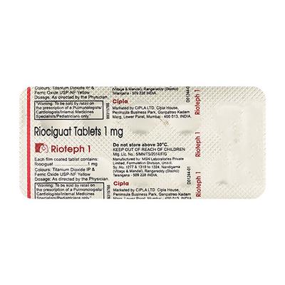 Rioteph 1mg Tablet 10'S - Hypertension-Oah