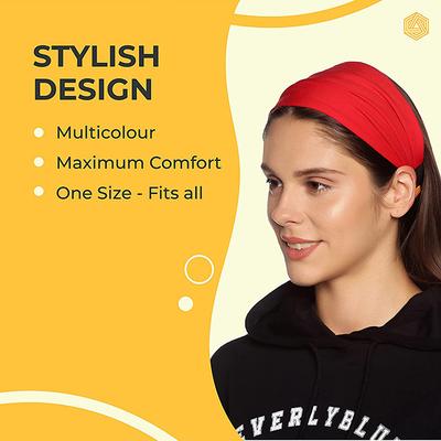 Boldfit Head Band - Red 1's - Workout Essentials