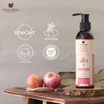Upakarma Ayurveda Onion Hair Oil 200 ml - Personal Care (Ayush)