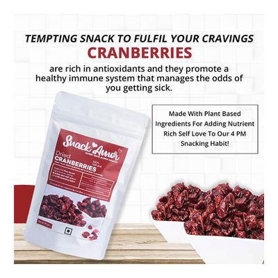 Snack Amor Dried Cranberry 100 gm - Herbal Dietary Supplement