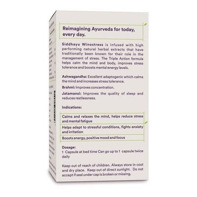 Siddhayu Winostress Capsule 30's - Speciality Medicines