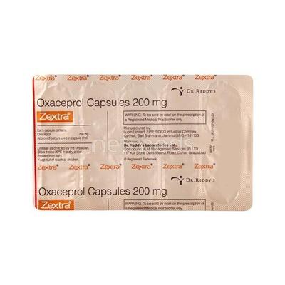 Zextra 200mg Capsule 10'S - Pain relief-Nsa