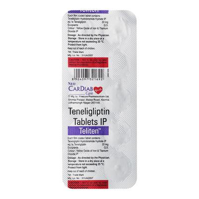 TELITEN 20 Tablet 10's - Diabetes-Ant