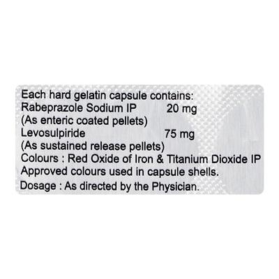 OPRAB L Capsule 10's - Ulcer/Reflux/Flatulence-GIT