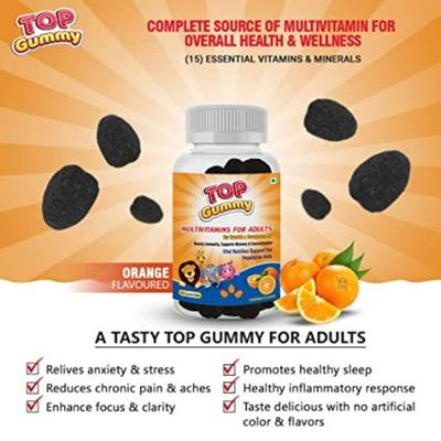 Top Gummy Multivitamins for Adults - Orange Flavour 30's - Multi-Vitamins
