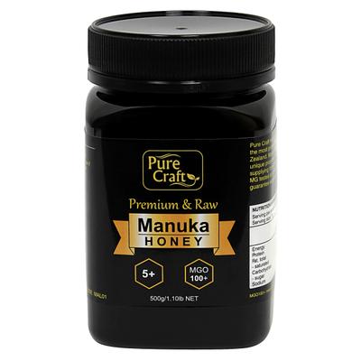 PureCraft Premium & Raw Manuka Honey (MGO 100+) 500 gm - Honey