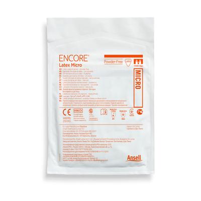 Ansell Encore Latex Micro Powder Free Gloves (8.0) (1 Pair) - Gloves - S