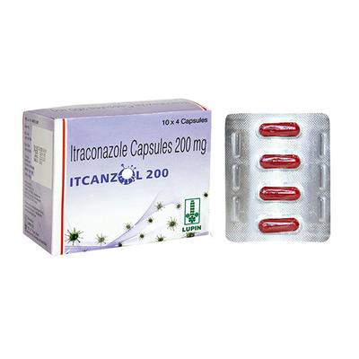 ITCANZOL 200mg Capsule 4's - Fungal Infections-Anf