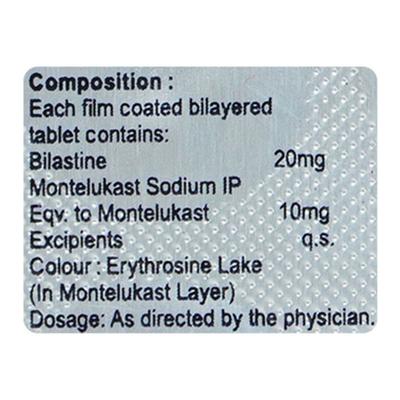 BILAST M Tablet 10's - Allergies-Ant