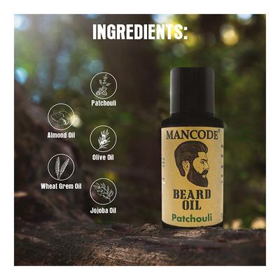 Mancode Beard Oil - Patchouli 100 ml - Beard Oil