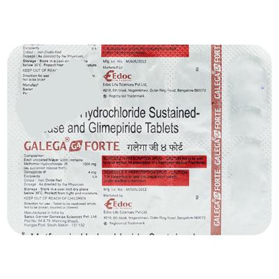 GALEGA G 4 FORTE Tablet 10's - Diabetes-Ant
