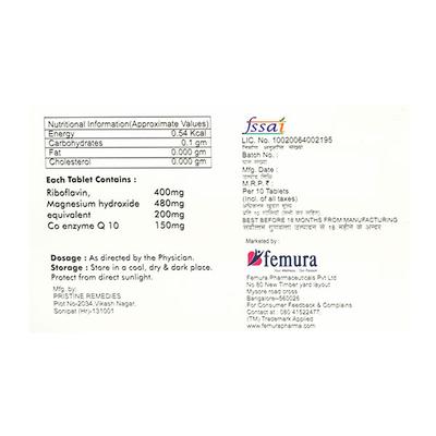 RIBOFEM MQ Tablet 10's - Supplements-Sup