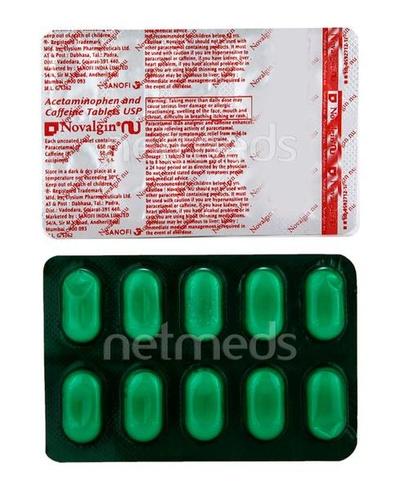 Novalgin NU Tablet 10'S (N) - Pain relief-Ano