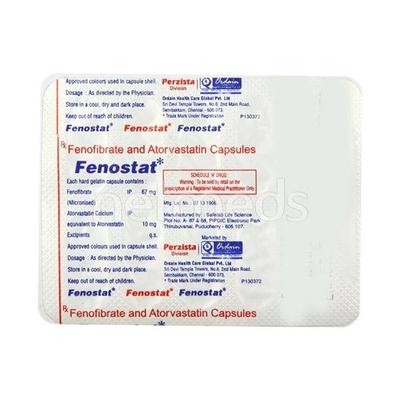 Fenostat 67mg Capsule 10'S - High Cholesterol-Dys