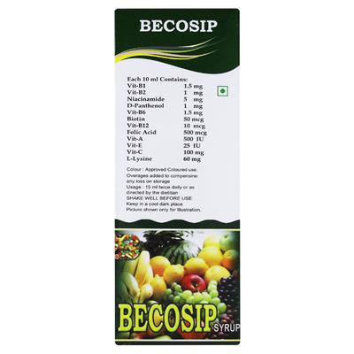 BECOSIP Syrup 200ml - Supplements-Vam
