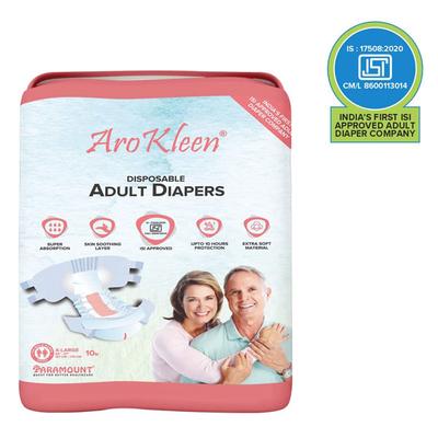 AroKleen Disposable Adult Diaper (XL) (127 cm - 170 cm) (Pack of 3 x 10's) 1's - Adult Diapers & Pads