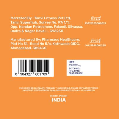 Suprfit Mellow Stress Management Yummy Gummies - Orange 120 gm - Amino Acids