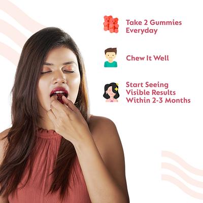 Ace Nutrimony Balanced Beauty Biotin Gummies - Splendid Strawberry 60's - Biotins