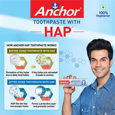 Anchor Advance Cavity Protection with HAP Toothpaste 150 gm - Toothpaste